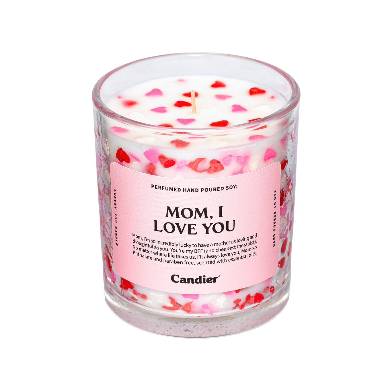 Mom I Love You Candle