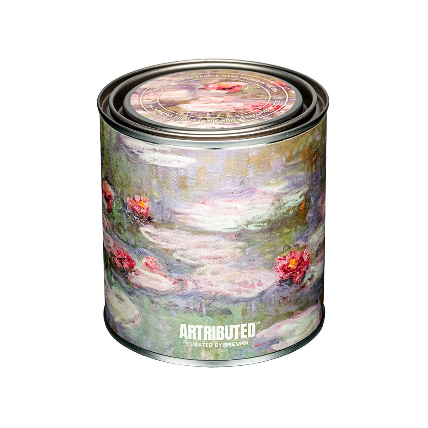 Monet Water Lillies Candle