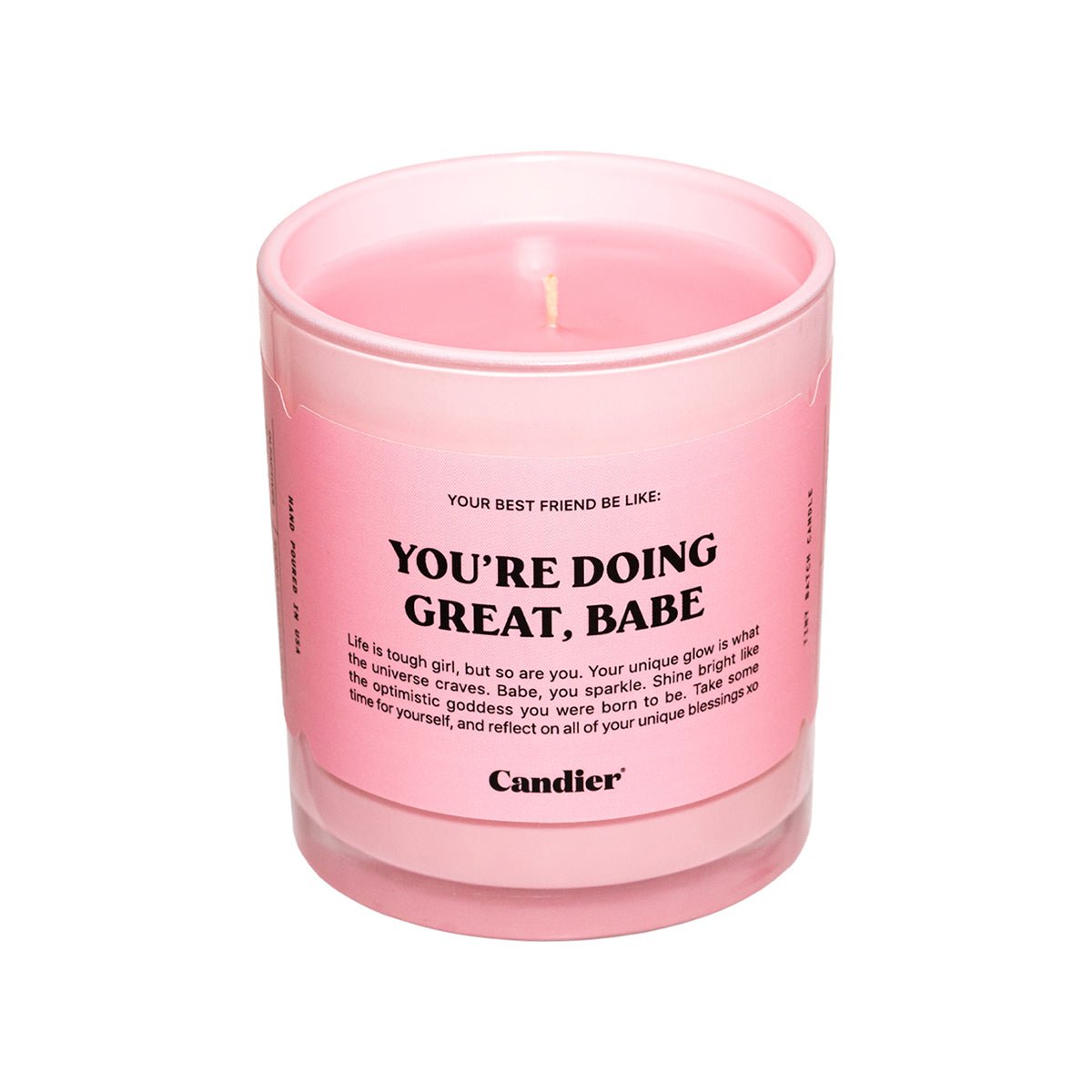 You're Doing Great Candle