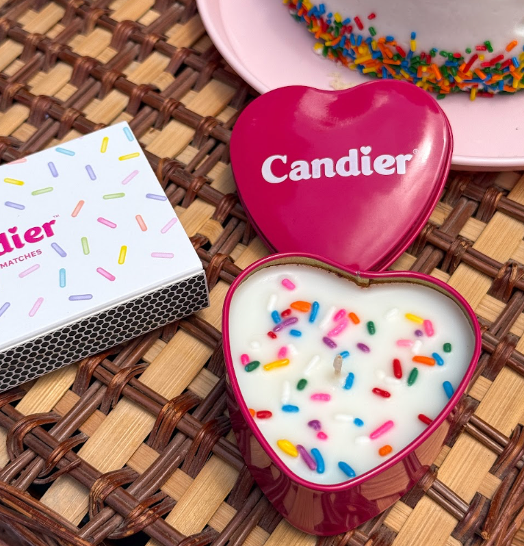 Sprinkle Party Travel Candle
